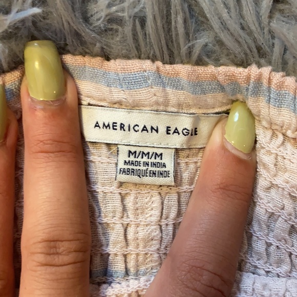 American eagle off the shoulder shirt, size M - Picture 2 of 4